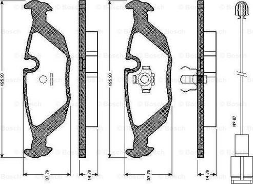 BOSCH 0 986 TB2 531 - Jarrupala, levyjarru inparts.fi