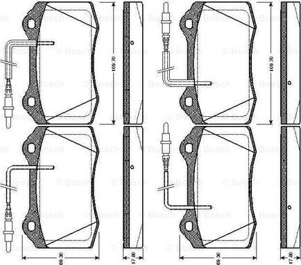 BOSCH 0 986 TB2 694 - Jarrupala, levyjarru inparts.fi