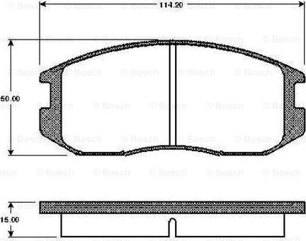 BOSCH 0 986 TB2 650 - Jarrupala, levyjarru inparts.fi