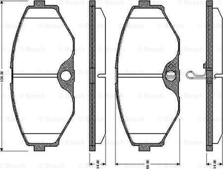 BOSCH 0 986 TB2 660 - Jarrupala, levyjarru inparts.fi