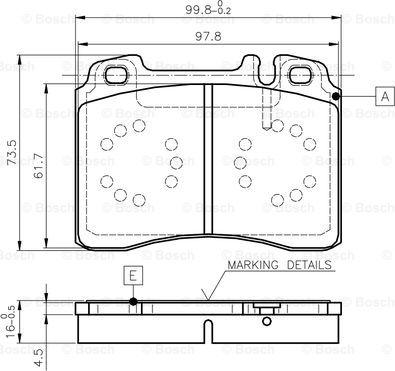 BOSCH 0 986 TB2 662 - Jarrupala, levyjarru inparts.fi