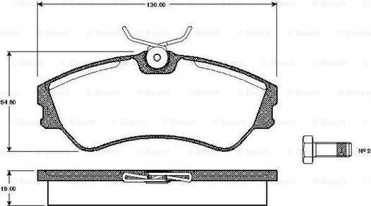 BOSCH 0 986 TB2 667 - Jarrupala, levyjarru inparts.fi