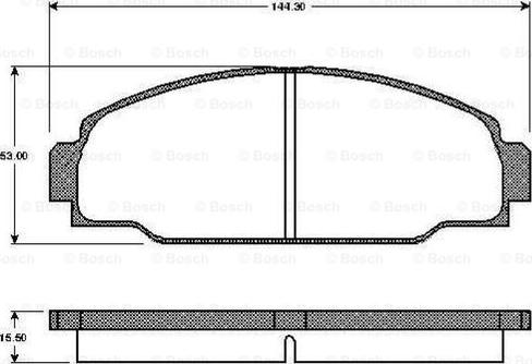 BOSCH 0 986 TB2 601 - Jarrupala, levyjarru inparts.fi