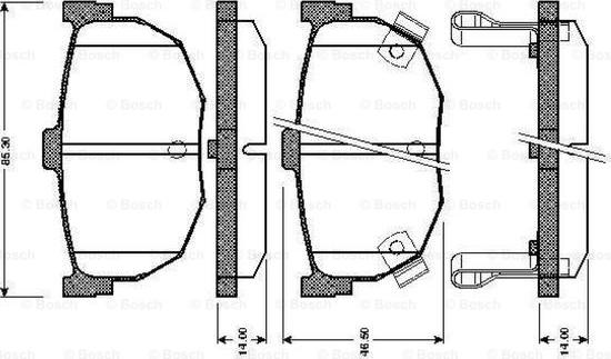 BOSCH 0 986 TB2 619 - Jarrupala, levyjarru inparts.fi