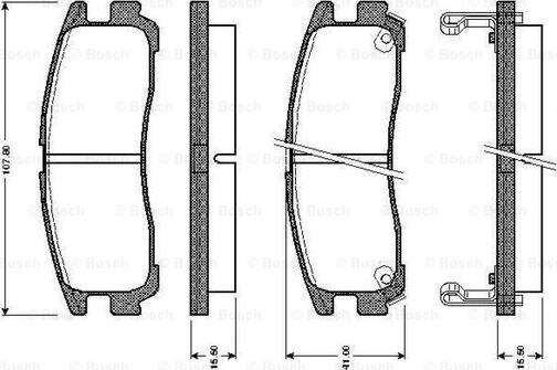 BOSCH 0 986 TB2 615 - Jarrupala, levyjarru inparts.fi