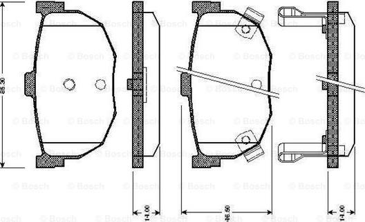 BOSCH 0 986 TB2 618 - Jarrupala, levyjarru inparts.fi