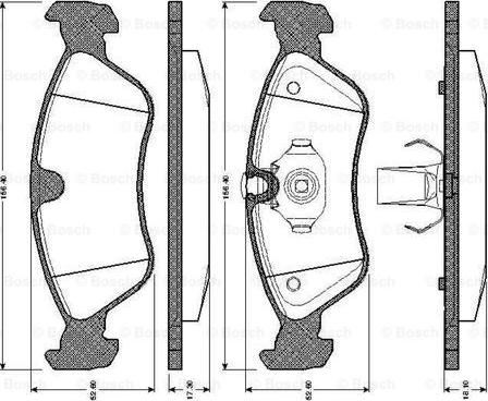 BOSCH 0 986 TB2 612 - Jarrupala, levyjarru inparts.fi