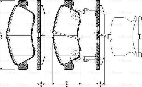 BOSCH 0 986 TB2 686 - Jarrupala, levyjarru inparts.fi