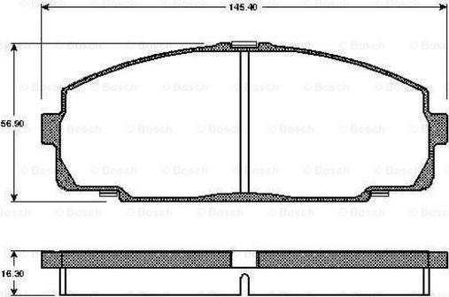 BOSCH 0 986 TB2 688 - Jarrupala, levyjarru inparts.fi