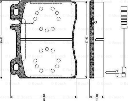 BOSCH 0 986 TB2 687 - Jarrupala, levyjarru inparts.fi