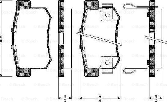 BOSCH 0 986 TB2 637 - Jarrupala, levyjarru inparts.fi