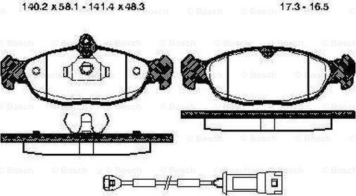 BOSCH 0 986 TB2 679 - Jarrupala, levyjarru inparts.fi