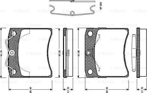 BOSCH 0 986 TB2 670 - Jarrupala, levyjarru inparts.fi