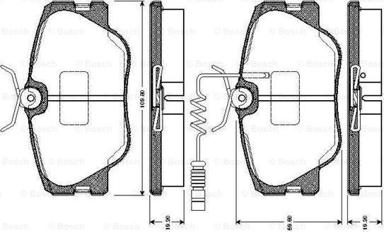 BOSCH 0 986 TB2 099 - Jarrupala, levyjarru inparts.fi