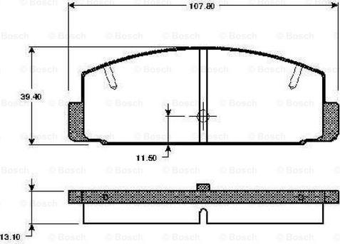 BOSCH 0 986 TB2 095 - Jarrupala, levyjarru inparts.fi