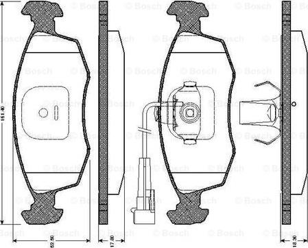 BOSCH 0 986 TB2 093 - Jarrupala, levyjarru inparts.fi