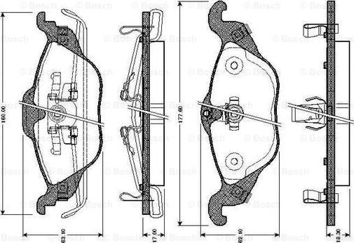 BOSCH 0 986 TB2 044 - Jarrupala, levyjarru inparts.fi