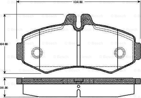 BOSCH 0 986 TB2 045 - Jarrupala, levyjarru inparts.fi