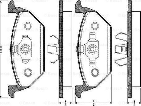 BOSCH 0 986 TB2 040 - Jarrupala, levyjarru inparts.fi