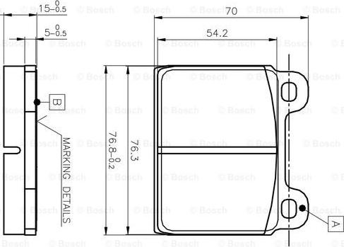 BOSCH 0 986 TB2 050 - Jarrupala, levyjarru inparts.fi