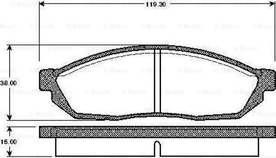 BOSCH 0 986 TB2 065 - Jarrupala, levyjarru inparts.fi