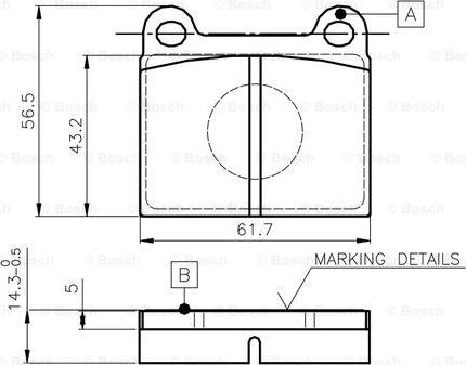 BOSCH 0 986 TB2 000 - Jarrupala, levyjarru inparts.fi