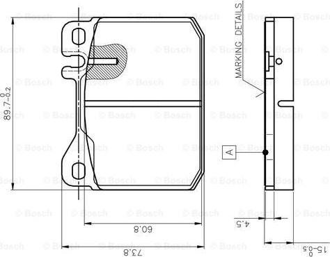 BOSCH 0 986 TB2 001 - Jarrupala, levyjarru inparts.fi