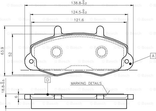 BOSCH 0 986 TB2 019 - Jarrupala, levyjarru inparts.fi