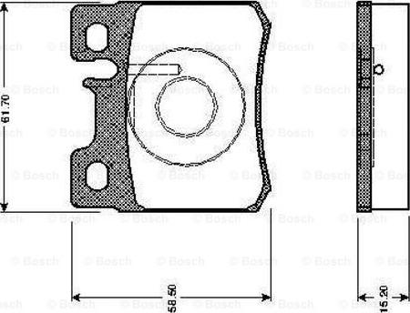 BOSCH 0 986 TB2 014 - Jarrupala, levyjarru inparts.fi