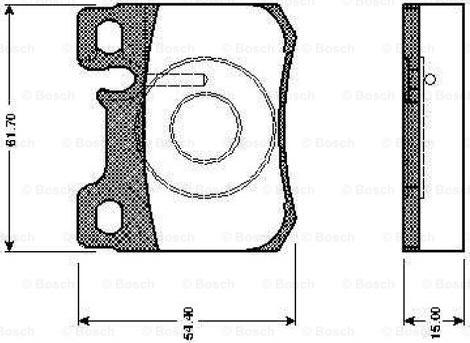 BOSCH 0 986 TB2 085 - Jarrupala, levyjarru inparts.fi