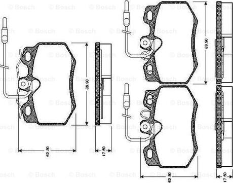 BOSCH 0 986 TB2 088 - Jarrupala, levyjarru inparts.fi