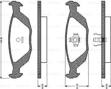 BOSCH 0 986 TB2 083 - Jarrupala, levyjarru inparts.fi