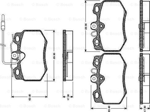 BOSCH 0 986 TB2 087 - Jarrupala, levyjarru inparts.fi