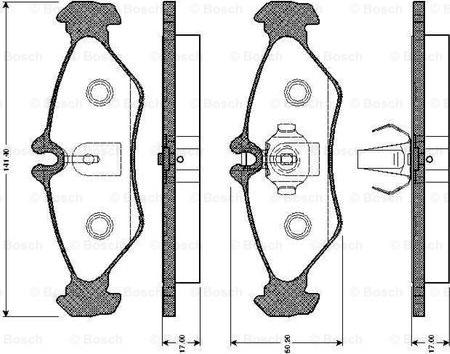 BOSCH 0 986 TB2 031 - Jarrupala, levyjarru inparts.fi