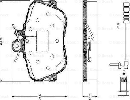 BOSCH 0 986 TB2 024 - Jarrupala, levyjarru inparts.fi