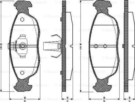 BOSCH 0 986 TB2 026 - Jarrupala, levyjarru inparts.fi