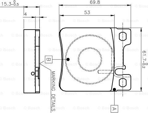 BOSCH 0 986 TB2 022 - Jarrupala, levyjarru inparts.fi