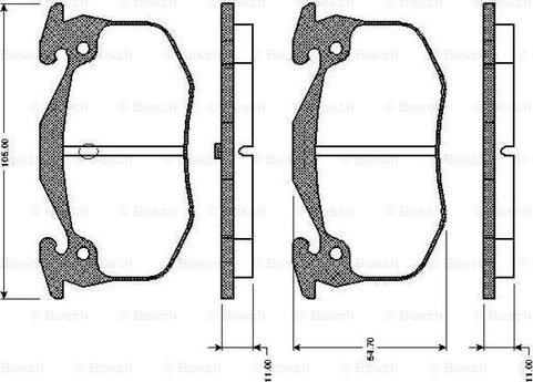 BOSCH 0 986 TB2 078 - Jarrupala, levyjarru inparts.fi