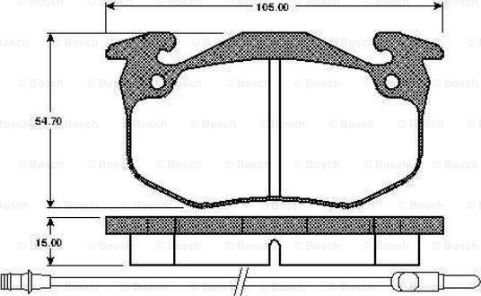 BOSCH 0 986 TB2 077 - Jarrupala, levyjarru inparts.fi