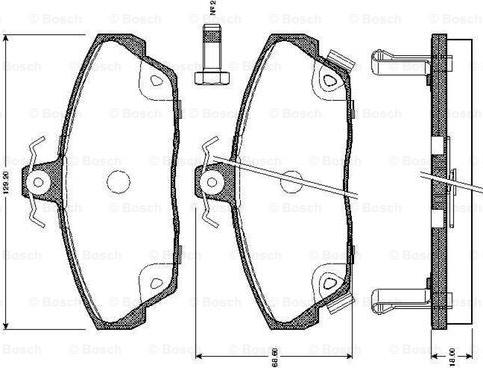 BOSCH 0 986 TB2 190 - Jarrupala, levyjarru inparts.fi