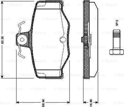 BOSCH 0 986 TB2 191 - Jarrupala, levyjarru inparts.fi