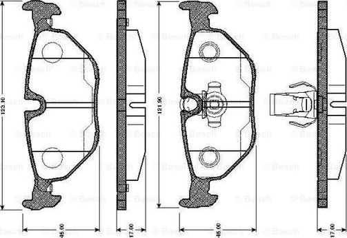 BOSCH 0 986 TB2 145 - Jarrupala, levyjarru inparts.fi