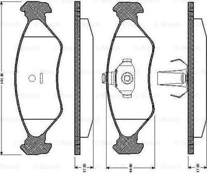 BOSCH 0 986 TB2 159 - Jarrupala, levyjarru inparts.fi