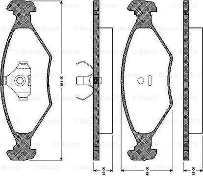 BOSCH 0 986 TB2 155 - Jarrupala, levyjarru inparts.fi