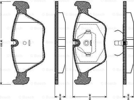 BOSCH 0 986 TB2 151 - Jarrupala, levyjarru inparts.fi