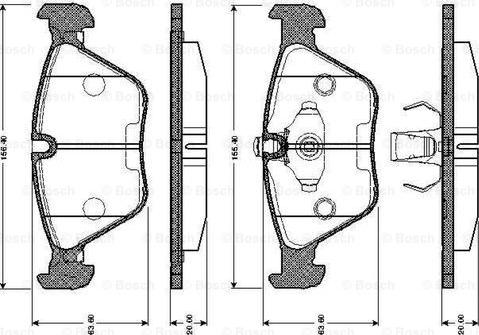 BOSCH 0 986 TB2 153 - Jarrupala, levyjarru inparts.fi