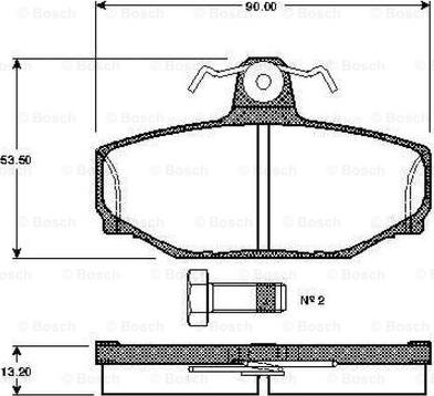 BOSCH 0 986 TB2 164 - Jarrupala, levyjarru inparts.fi