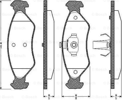 BOSCH 0 986 TB2 160 - Jarrupala, levyjarru inparts.fi