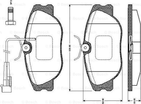 BOSCH 0 986 TB2 167 - Jarrupala, levyjarru inparts.fi