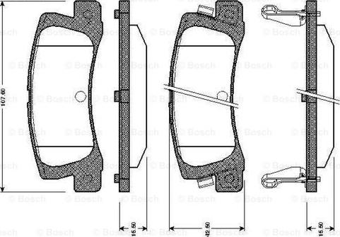 BOSCH 0 986 TB2 109 - Jarrupala, levyjarru inparts.fi